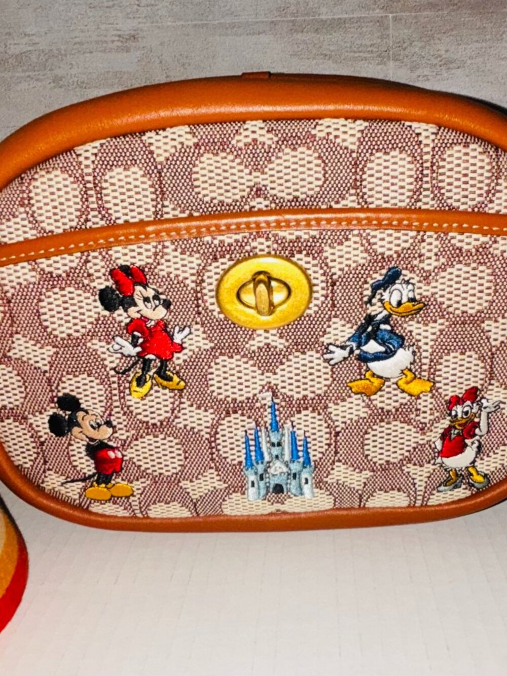 Disney x Coach 50th Anniversary Mickey Mouse and Friends Crossbody Bag